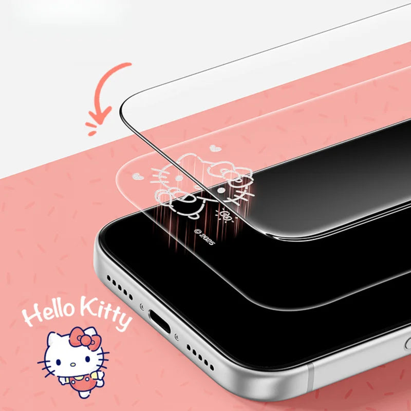 Film Protection Écran Hello Kitty - Verre Trempé iPhone