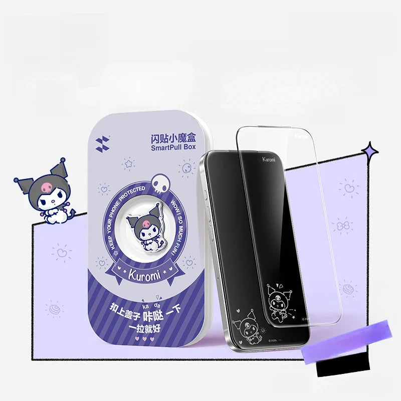 Film Protection Écran Kuromi - Verre Trempé iPhone