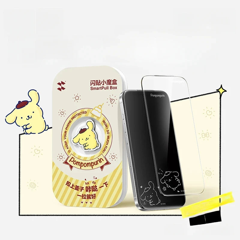 Film Protection Écran Pom Pom Purin - Verre Trempé iPhone