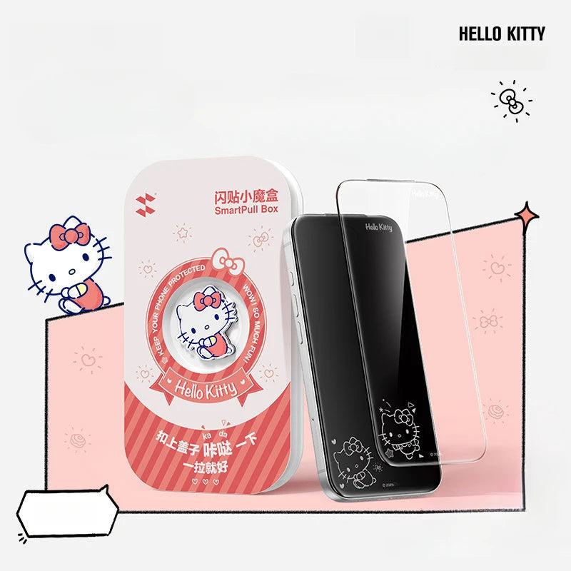 Film Protection Écran Hello Kitty - Verre Trempé iPhone